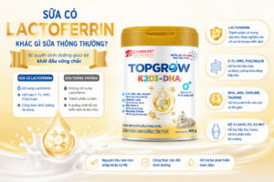 Lactoferrin trong Topgrow K2D3-DHA 0+ có gì?