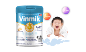 Sữa VinMik Baby hỗ trợ tăng sức đề kháng
