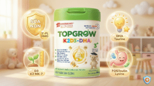 Sữa non IgG trong TopGrow K2D3-DHA 3+: Bí mật tăng đề kháng